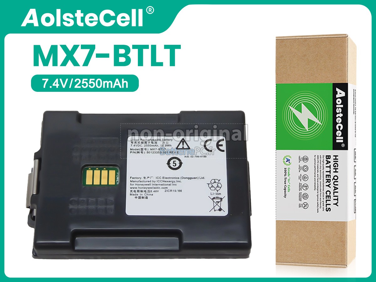 batterie pour Honeywell LEX MX7