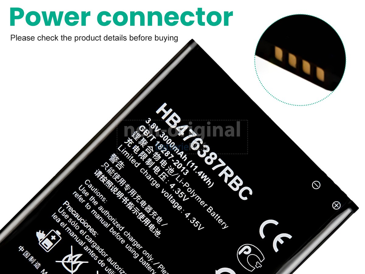 batterie pour Honor HB476387RBC-T1