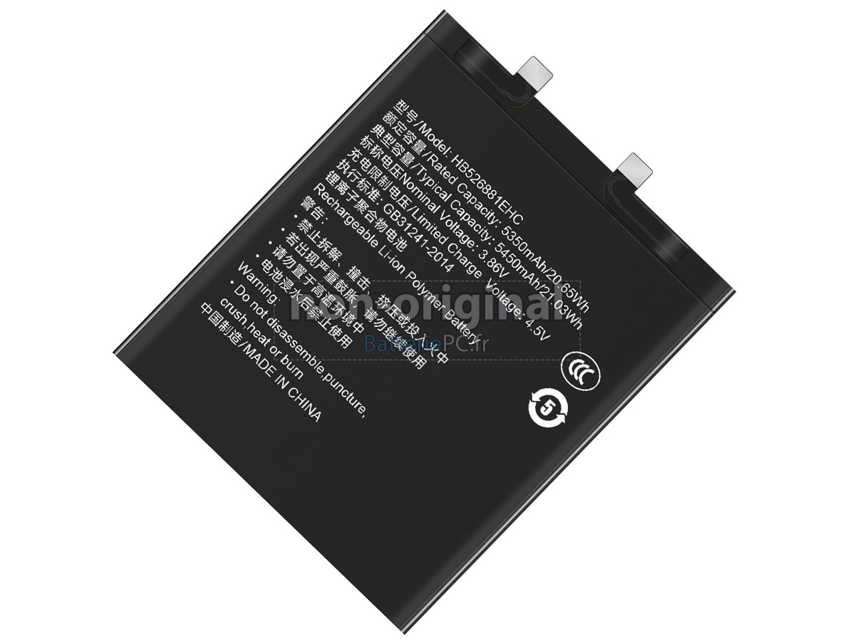 batterie pour Honor MAGIC5 PRO