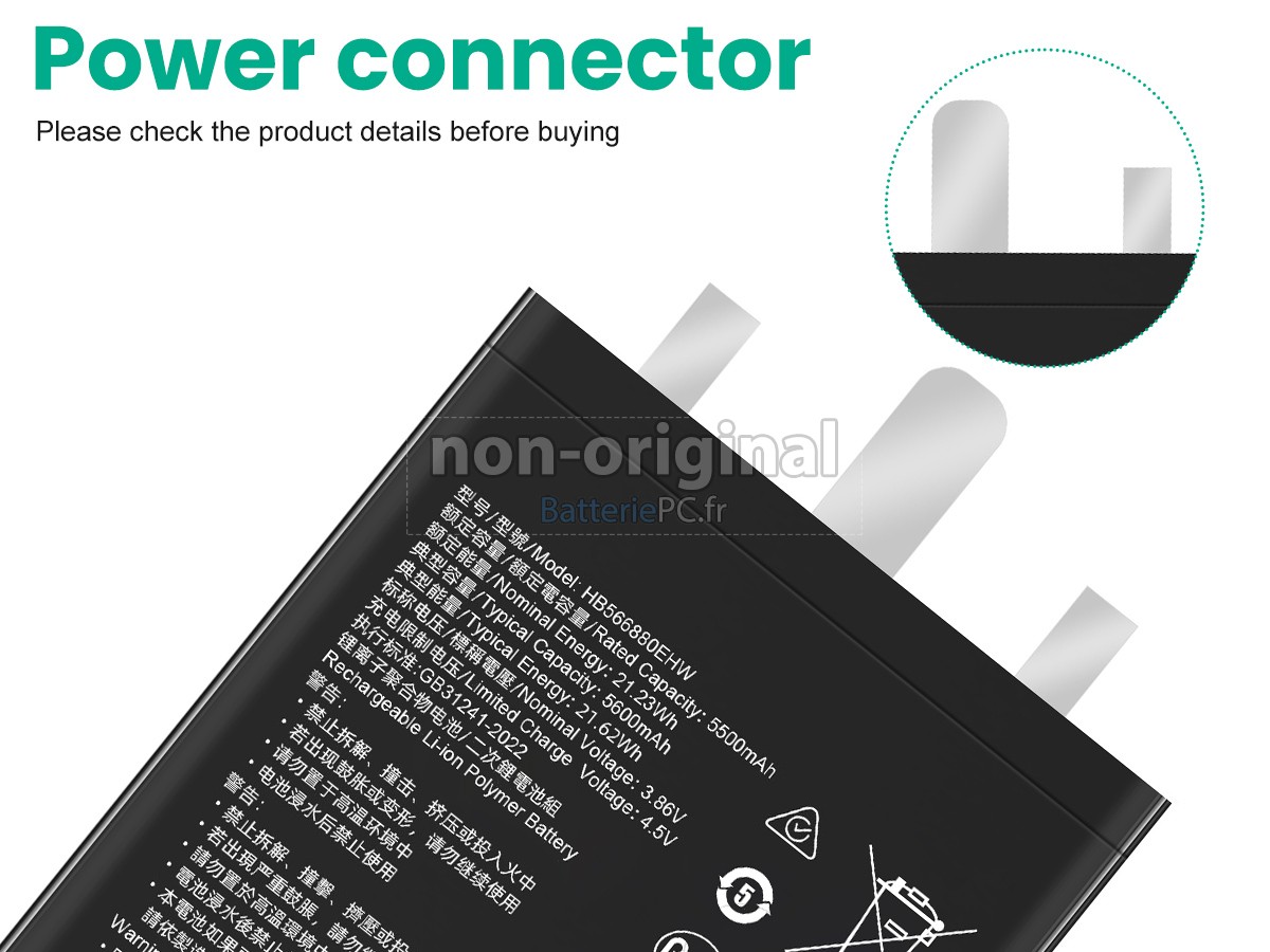 batterie pour Honor MAGIC 6 PRO BVL-AN16