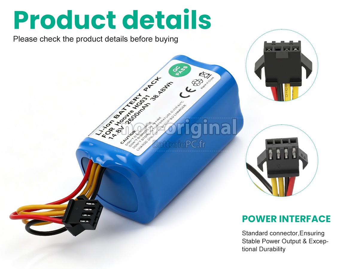 batterie pour Hoover HG0320H0011
