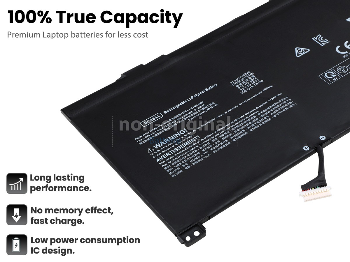 3 cellules 60Wh batterie pour HP BC03XL notebook pc