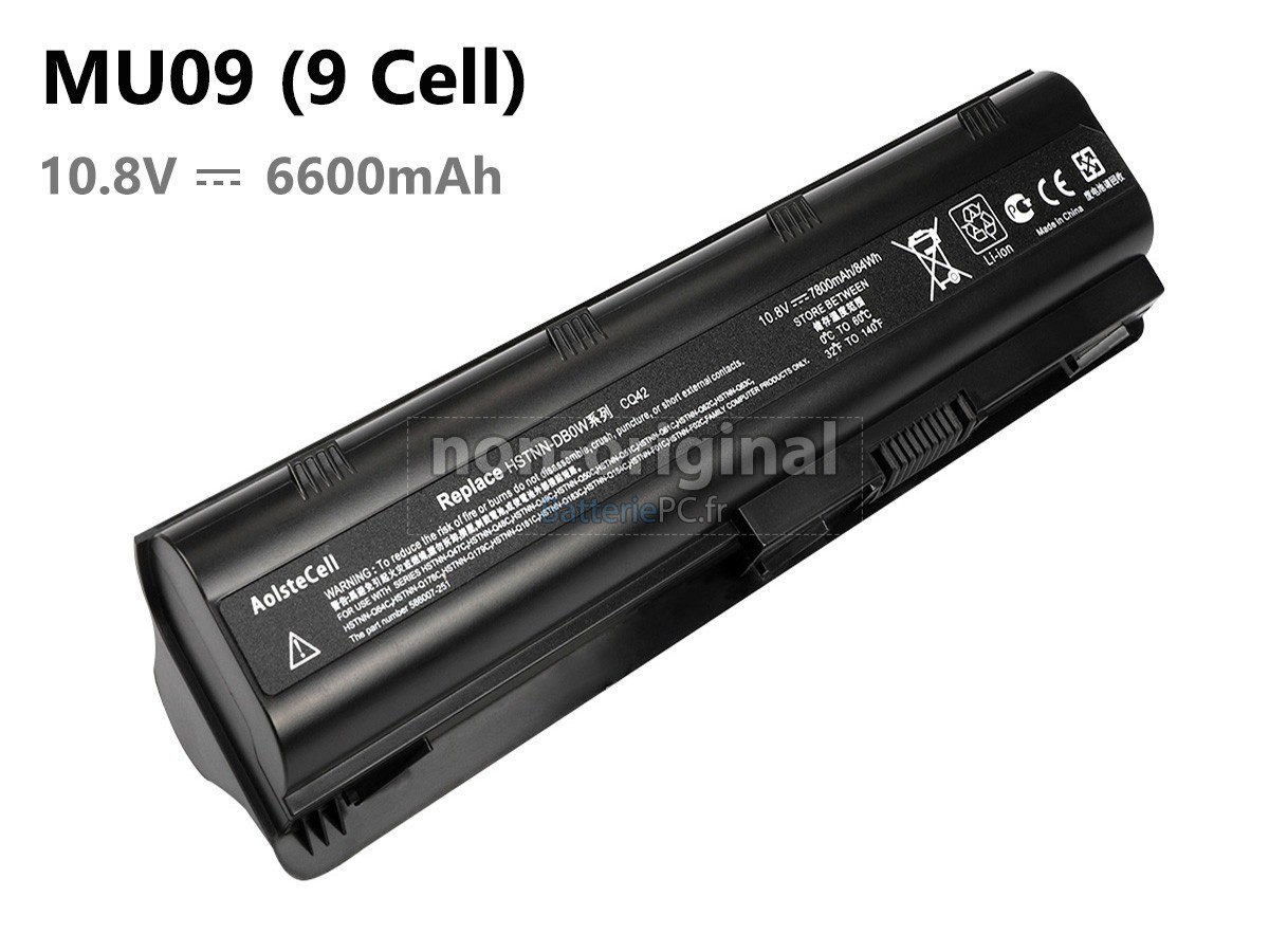 9 cellules 6600mAh batterie pour HP Pavilion DV6-6001EA notebook pc