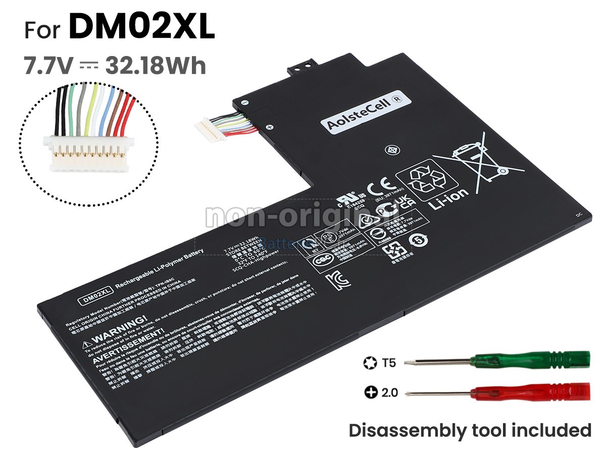 batterie pour HP DM02XL
