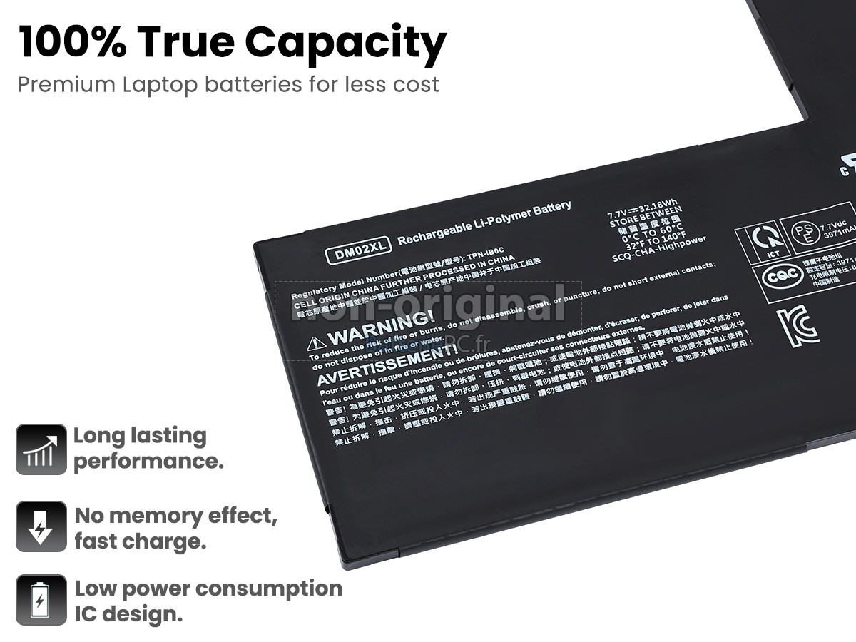 batterie pour HP DM02XL