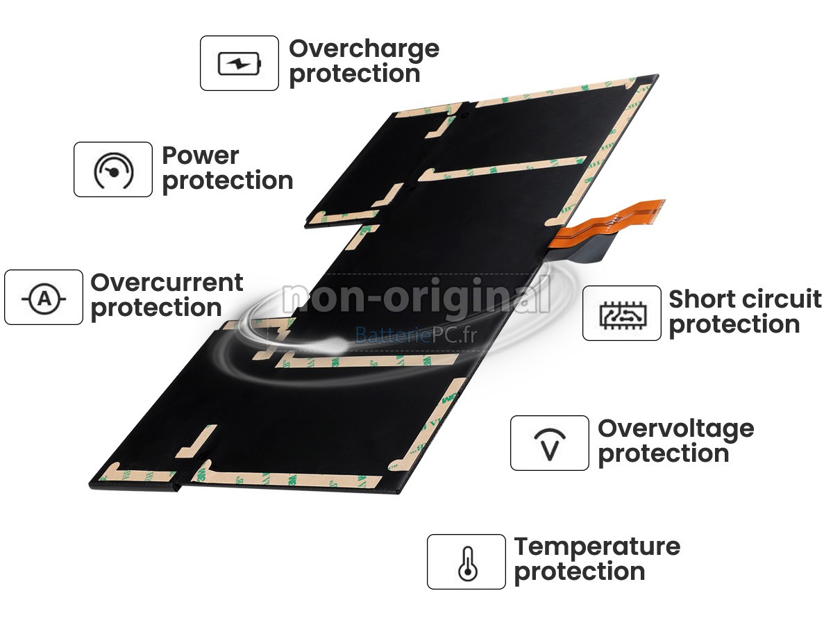 6 cellules 54.28Wh batterie pour HP L22011-001 notebook pc