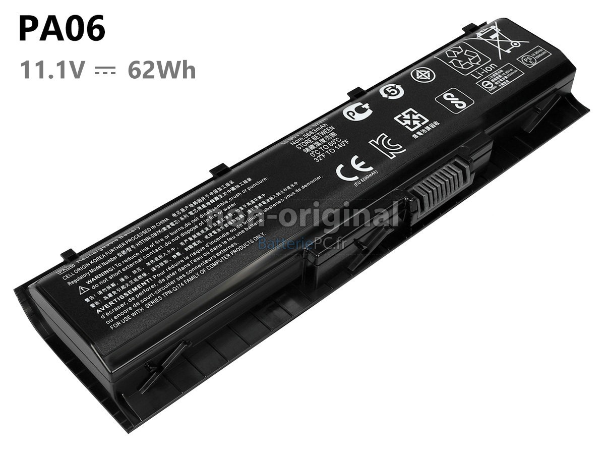6 cellules 62Wh batterie pour HP 849911-850 notebook pc
