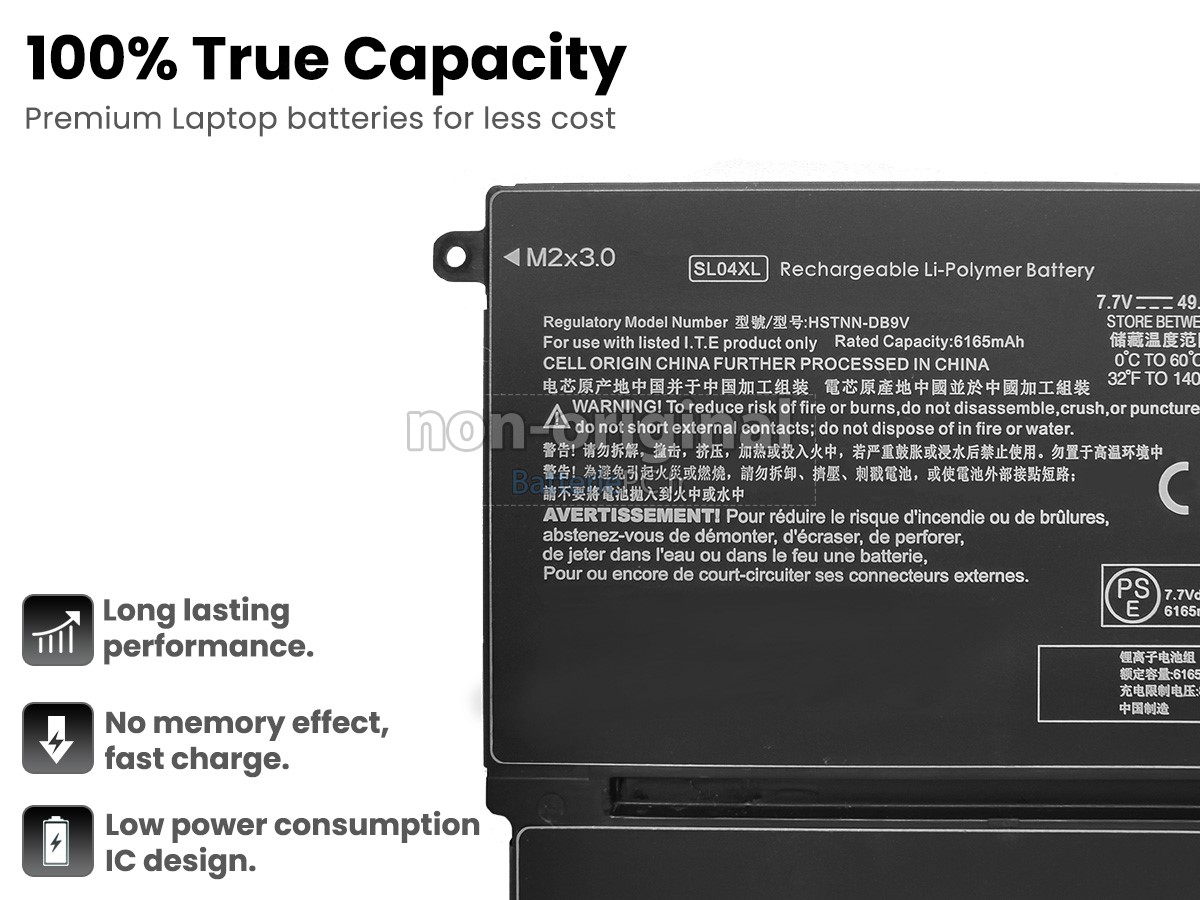 4 cellules 49.97Wh batterie pour HP L86483-2C1 notebook pc