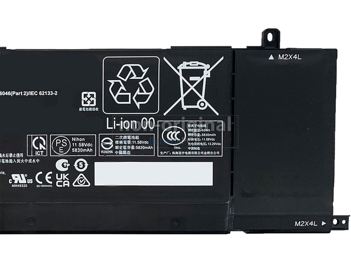 batterie pour HP Omen TRANSCEND 14-FB1989NZ