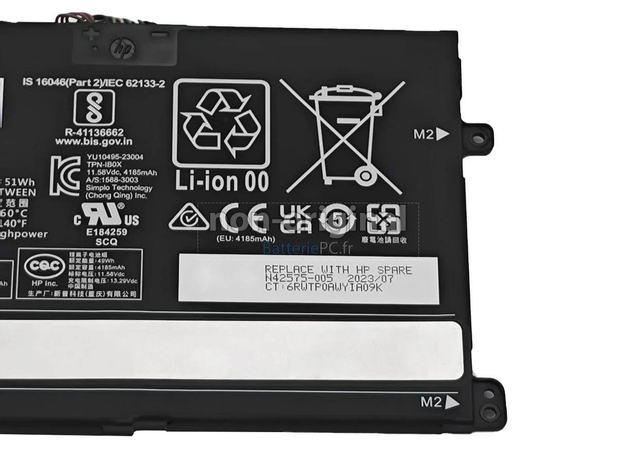 batterie pour HP WE03XL