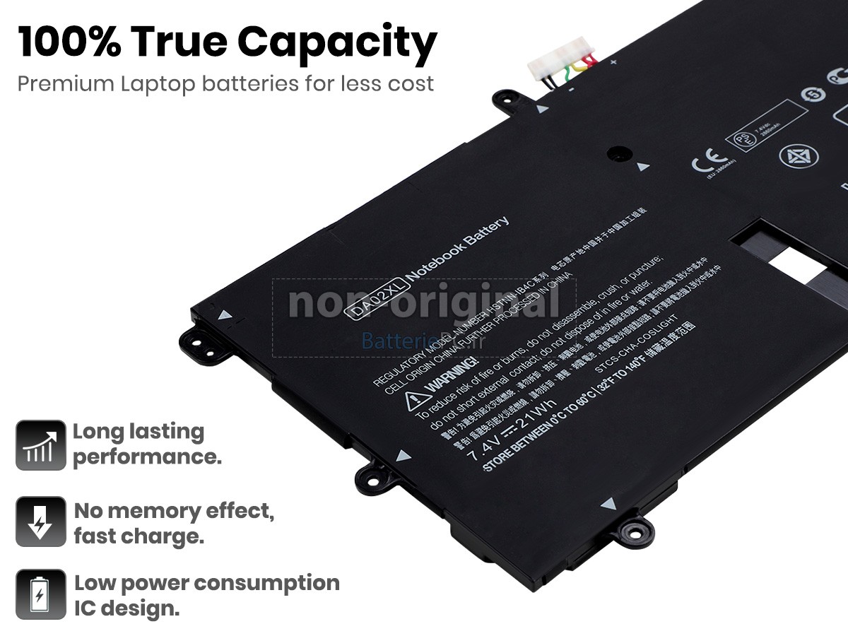 2 cellules 21Wh batterie pour HP Envy X2 11-G080EL KEYBOARD DOCK notebook pc