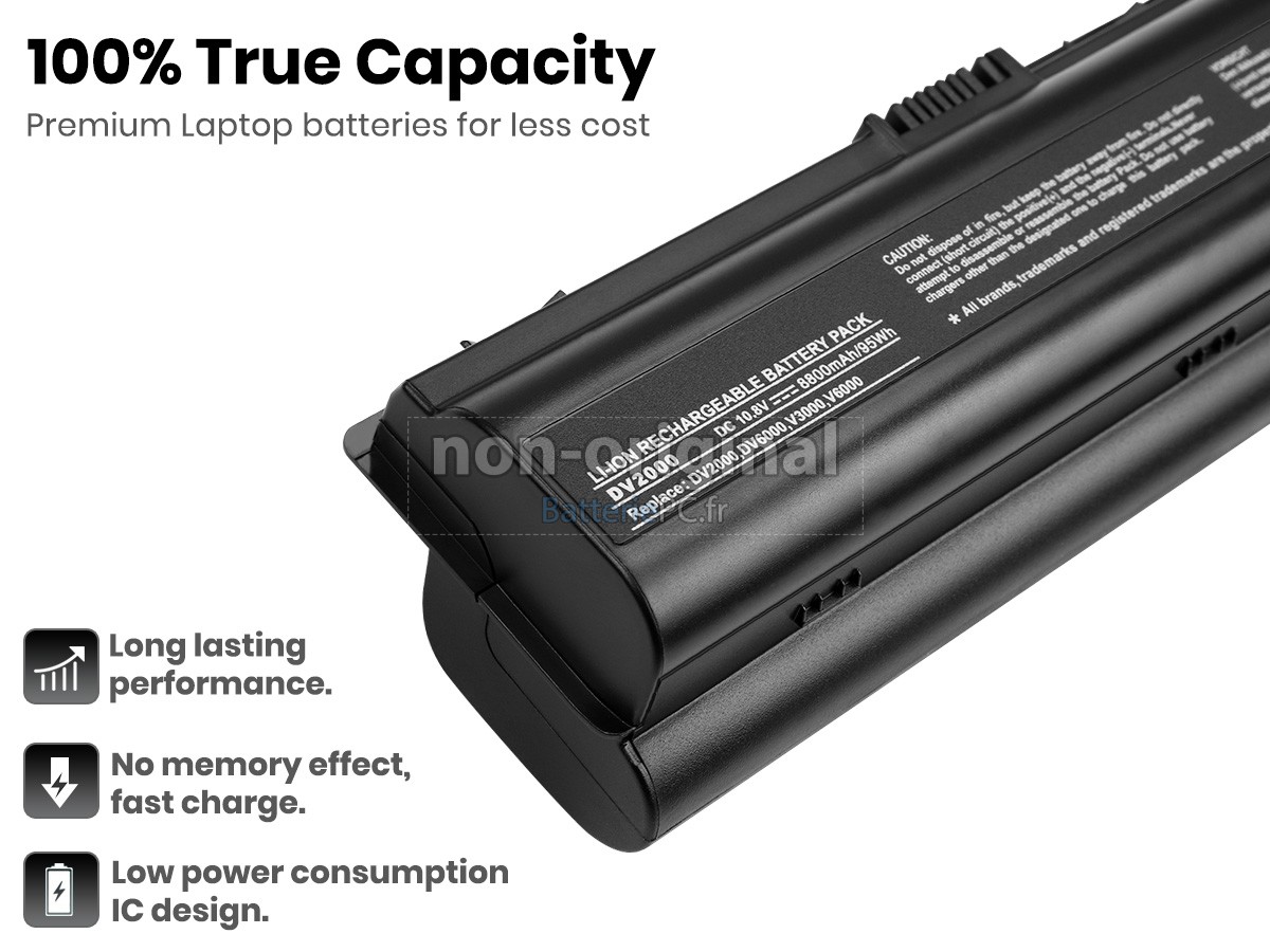 12 cellules 8800mAh batterie pour HP HSTNN-Q33C notebook pc