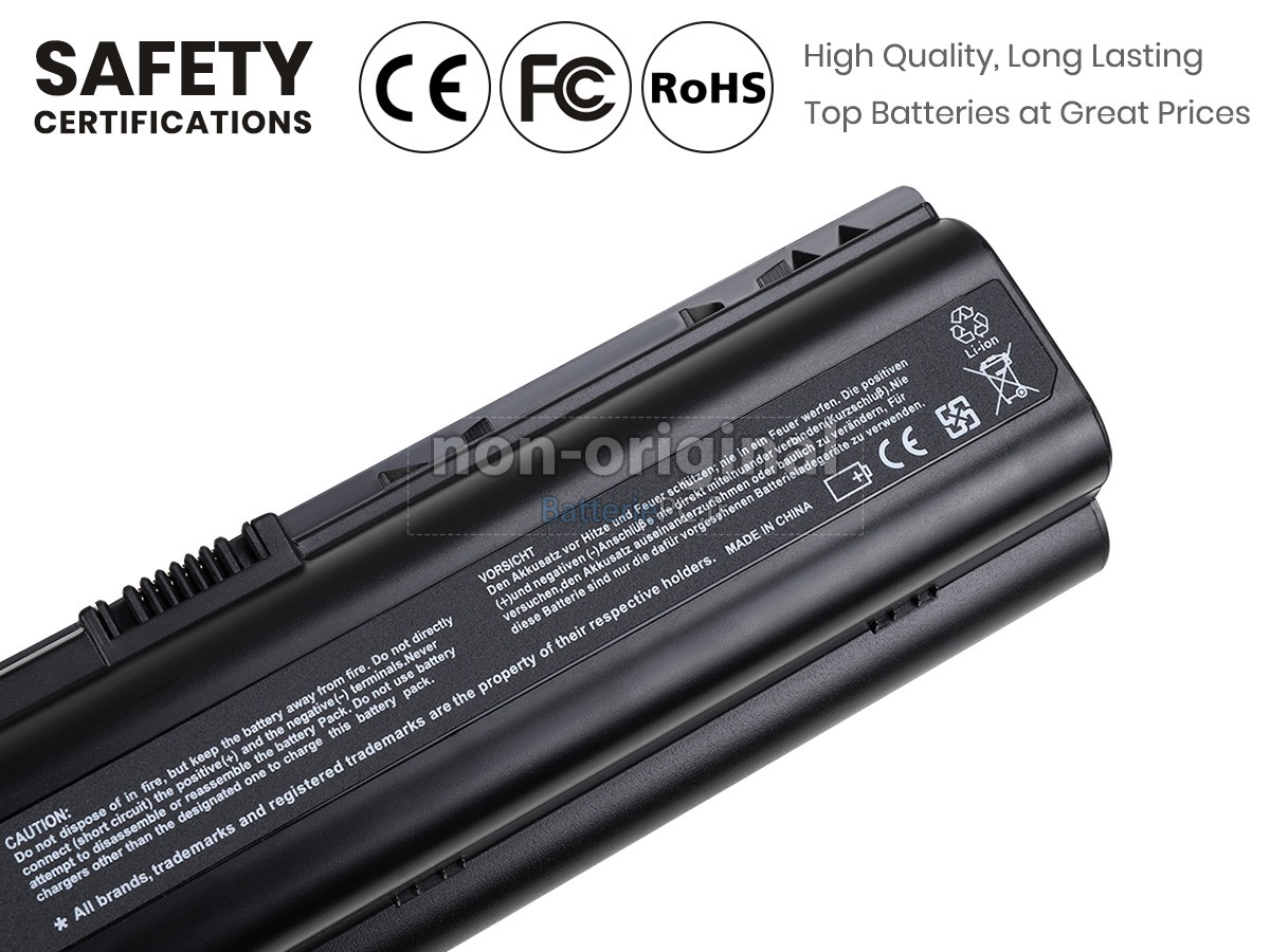 Batterie ordinateur portable 411462-141 pour (entre autres) HP Pavilion  DV6000 - 5200mAh - batterie appareil photo