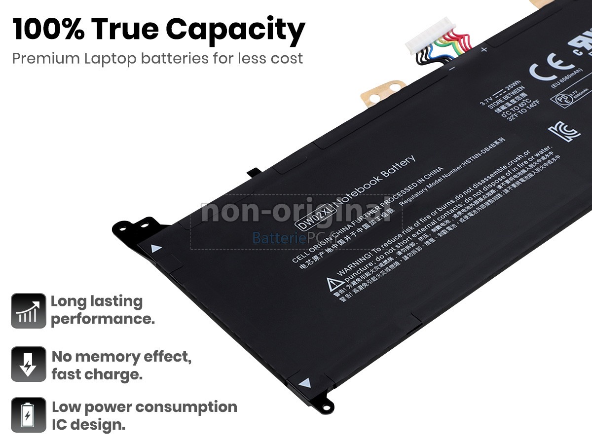 2 cellules 25Wh batterie pour HP 694398-2B1 notebook pc