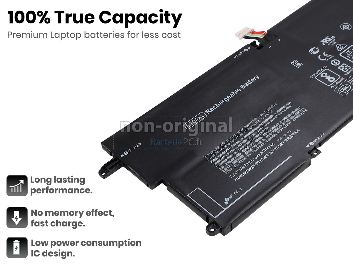 4 cellules 49.81Wh batterie pour HP 915030-1C1 notebook pc