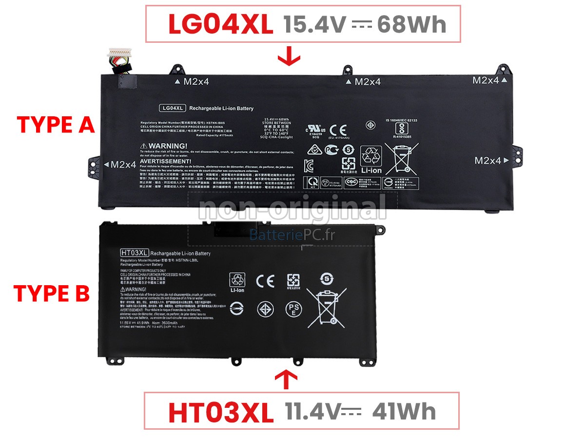 4 cellules 68Wh batterie pour HP Pavilion 15-CS0053UR notebook pc
