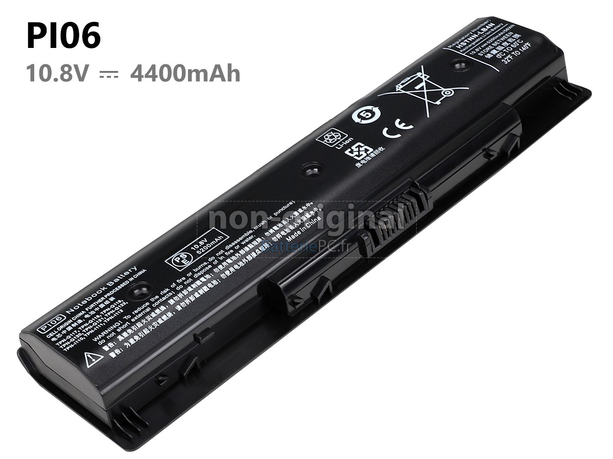 6 cellules 4400mAh batterie pour HP Envy 17-J078SF notebook pc