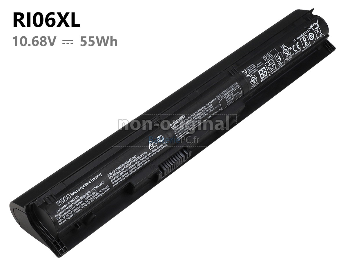 6 cellules 55Wh batterie pour HP 805294-001 notebook pc