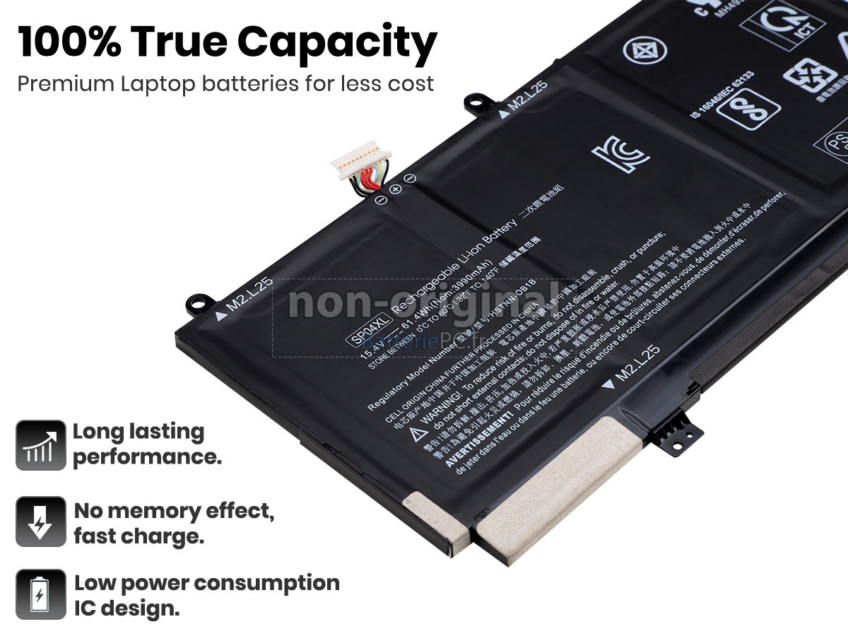 4 cellules 61.4Wh batterie pour HP SP04061XL notebook pc