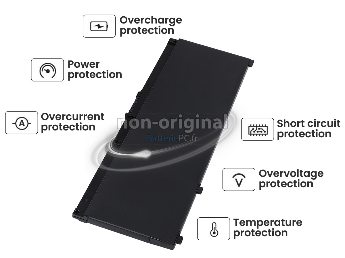 3 cellules 52.5Wh batterie pour HP Omen 15-CE016NM notebook pc