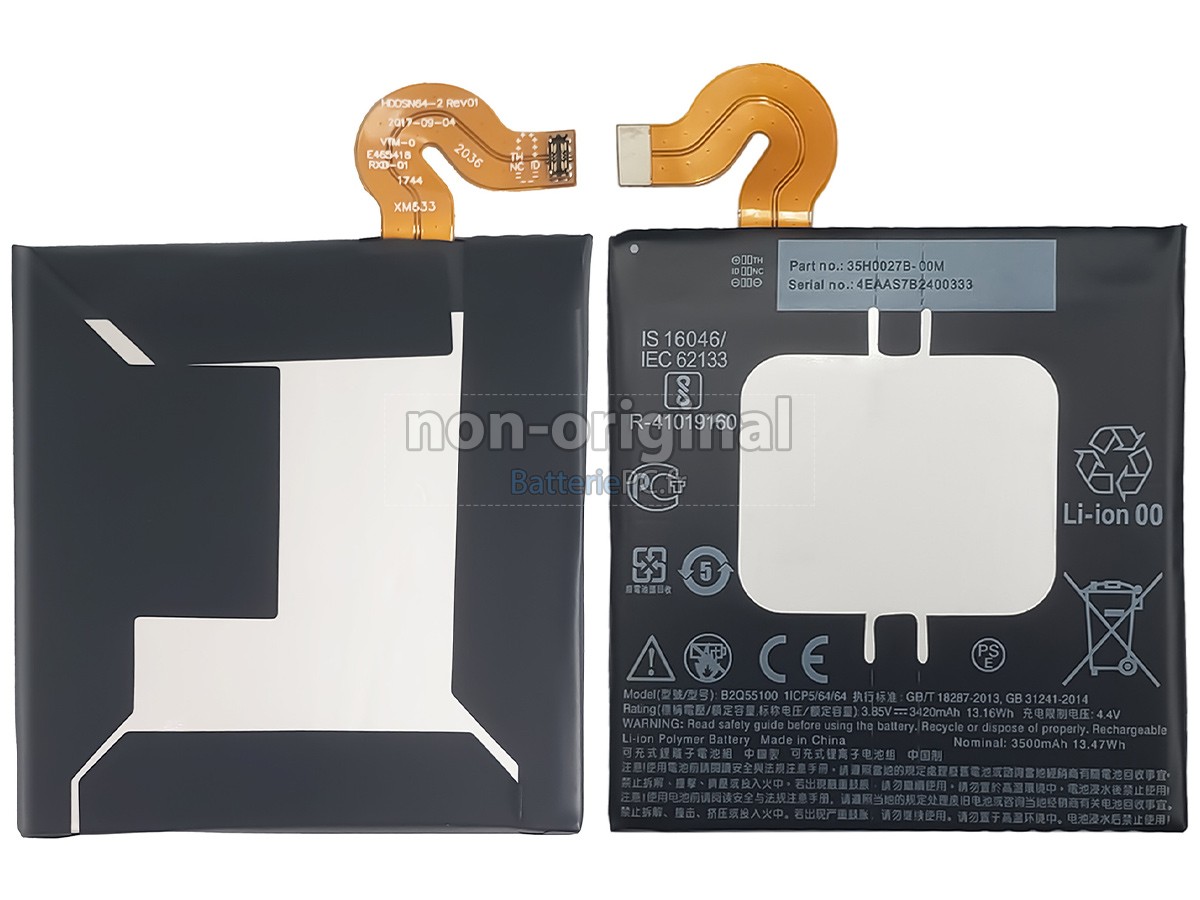 batterie pour HTC EXODUS 1 GLOBAL DUAL SIM
