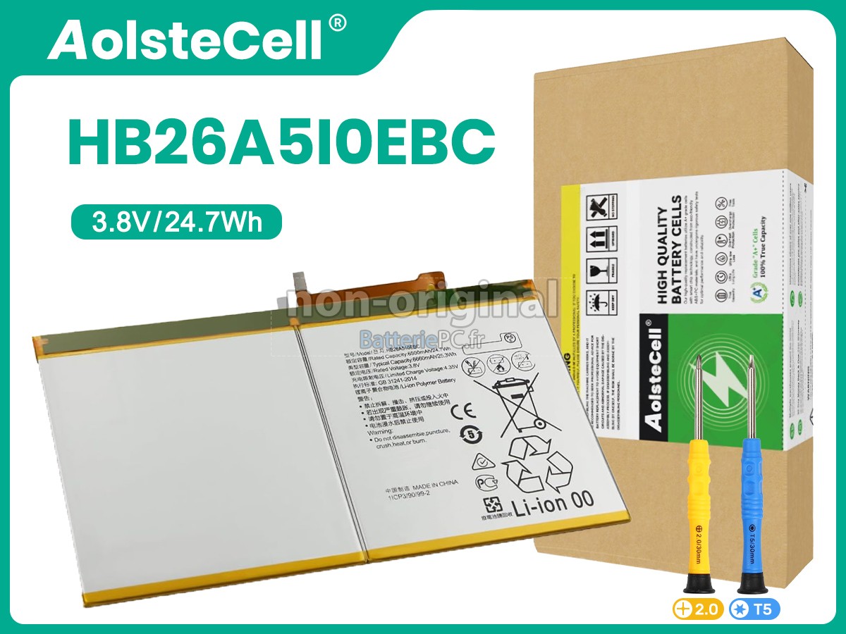 batterie pour Huawei HB26A5I0EBC