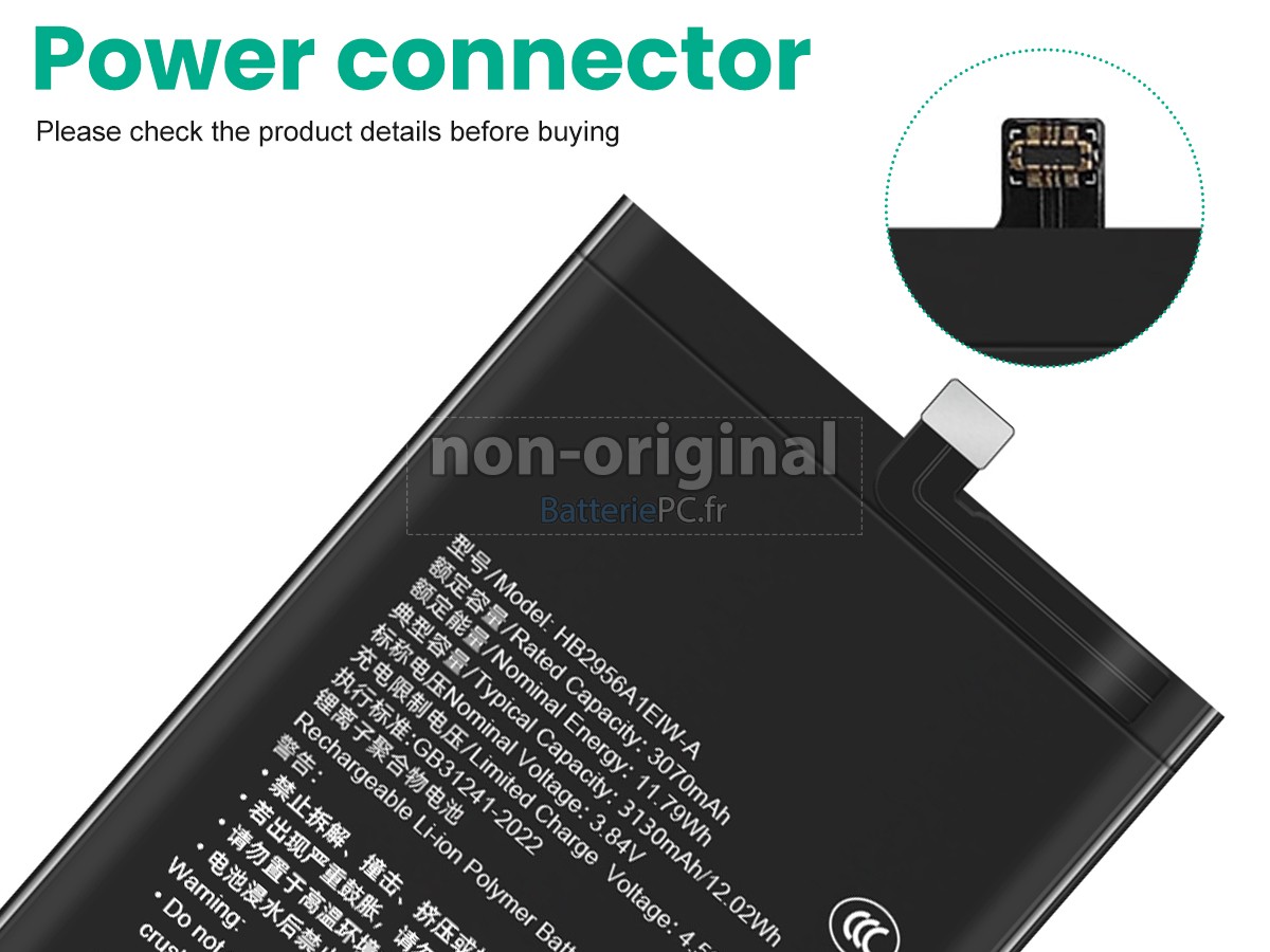batterie pour Huawei HB2956A1EIW-A
