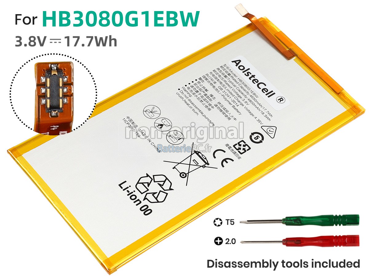 batterie pour Huawei HB3080G1EBW