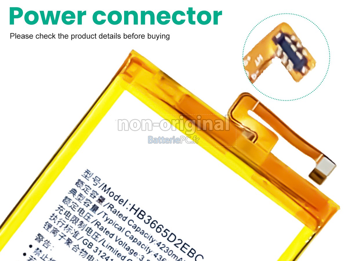 batterie pour Huawei HB3665D2EBC