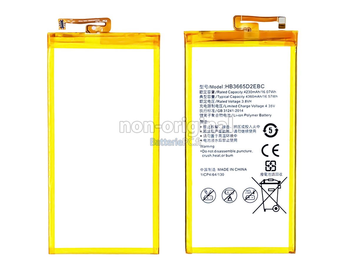 batterie pour Huawei HB3665D2EBC