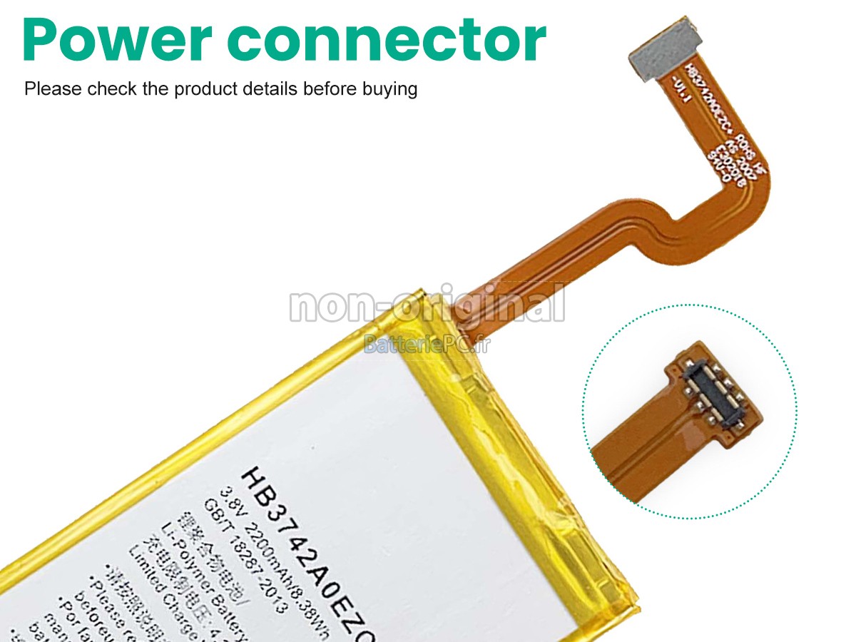 batterie pour Huawei HB3742A0EZC