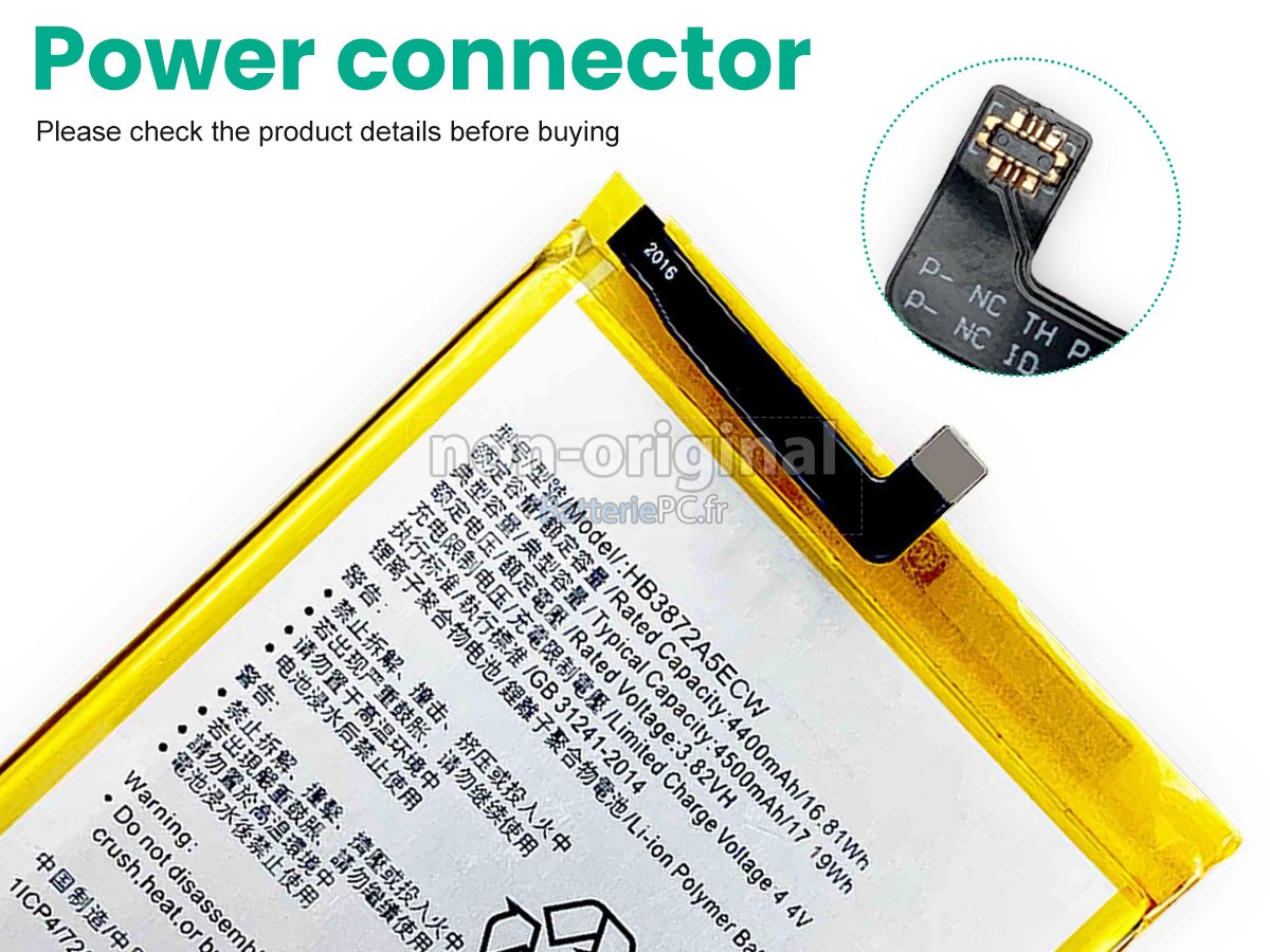 batterie pour Huawei HB3872A5ECW