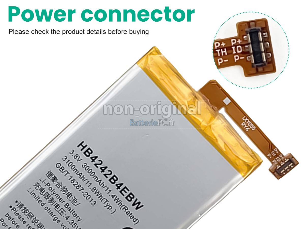 batterie pour Huawei HB4242B4EBW