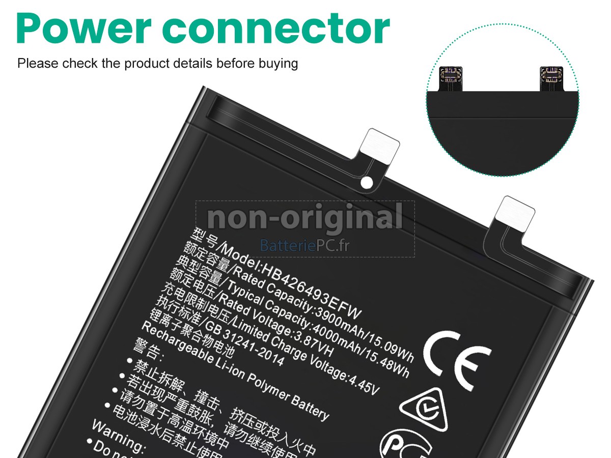 batterie pour Huawei HB426493EFW