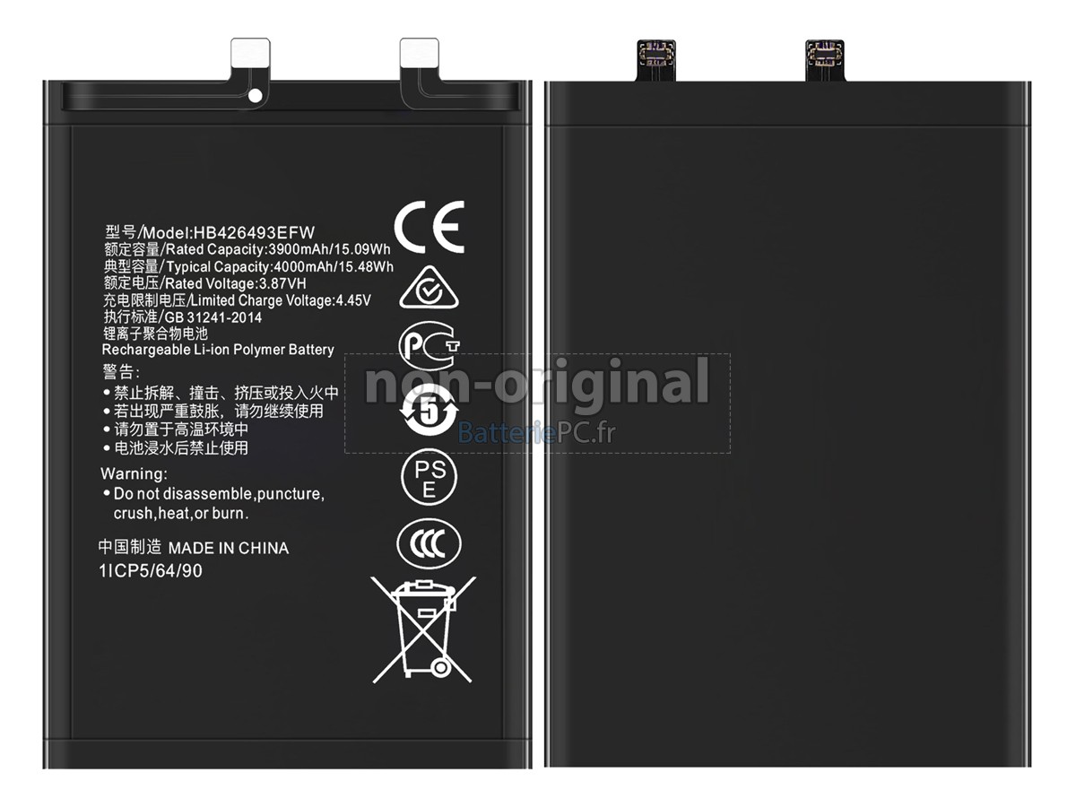 batterie pour Huawei HB426493EFW