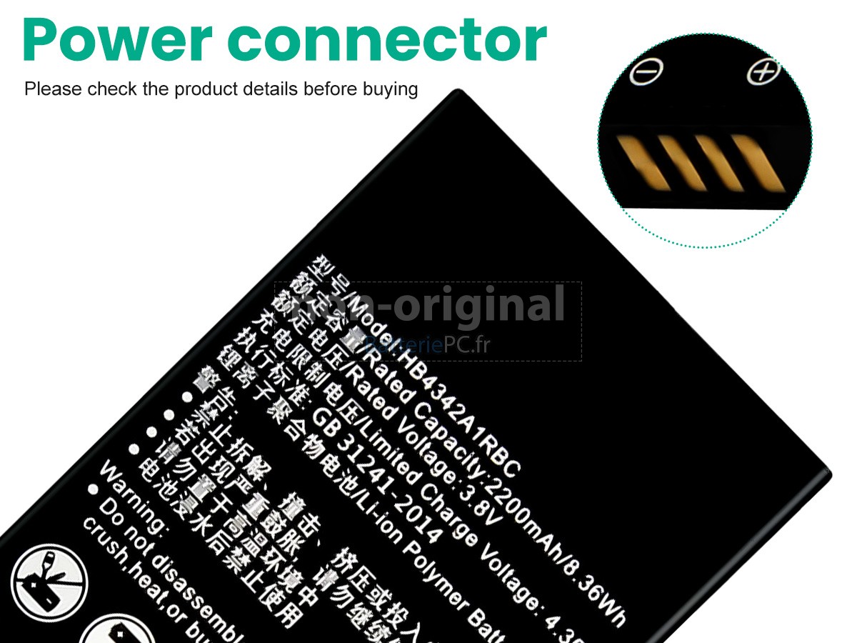 batterie pour Huawei HONOR 4A