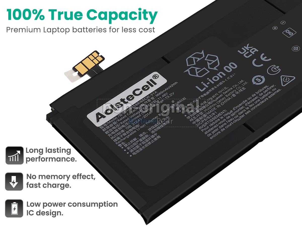 batterie pour Huawei MATEBOOK E 2022