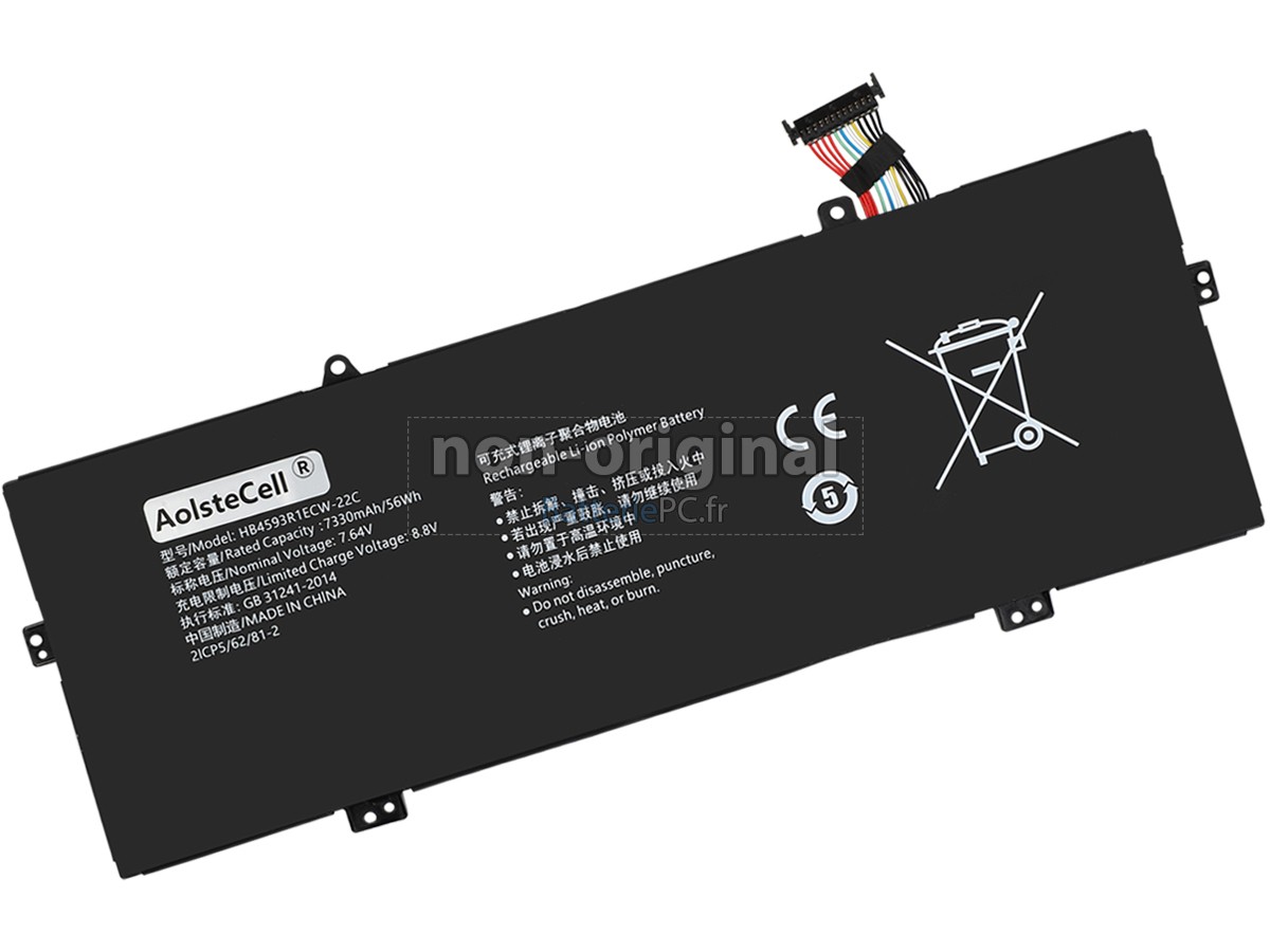 batterie pour Huawei HB4593R1ECW-22C