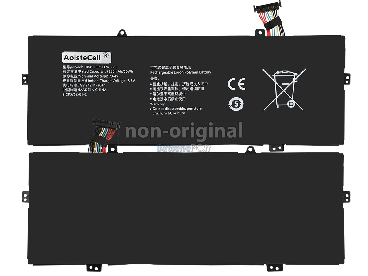 batterie pour Huawei HB4593R1ECW-22C