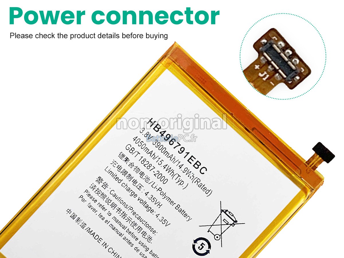 batterie pour Huawei HB496791EBC