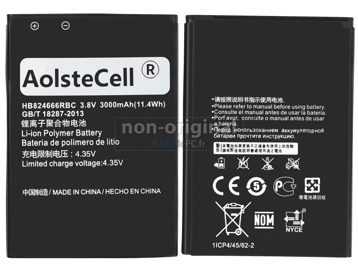 batterie pour Huawei HB824666RBC