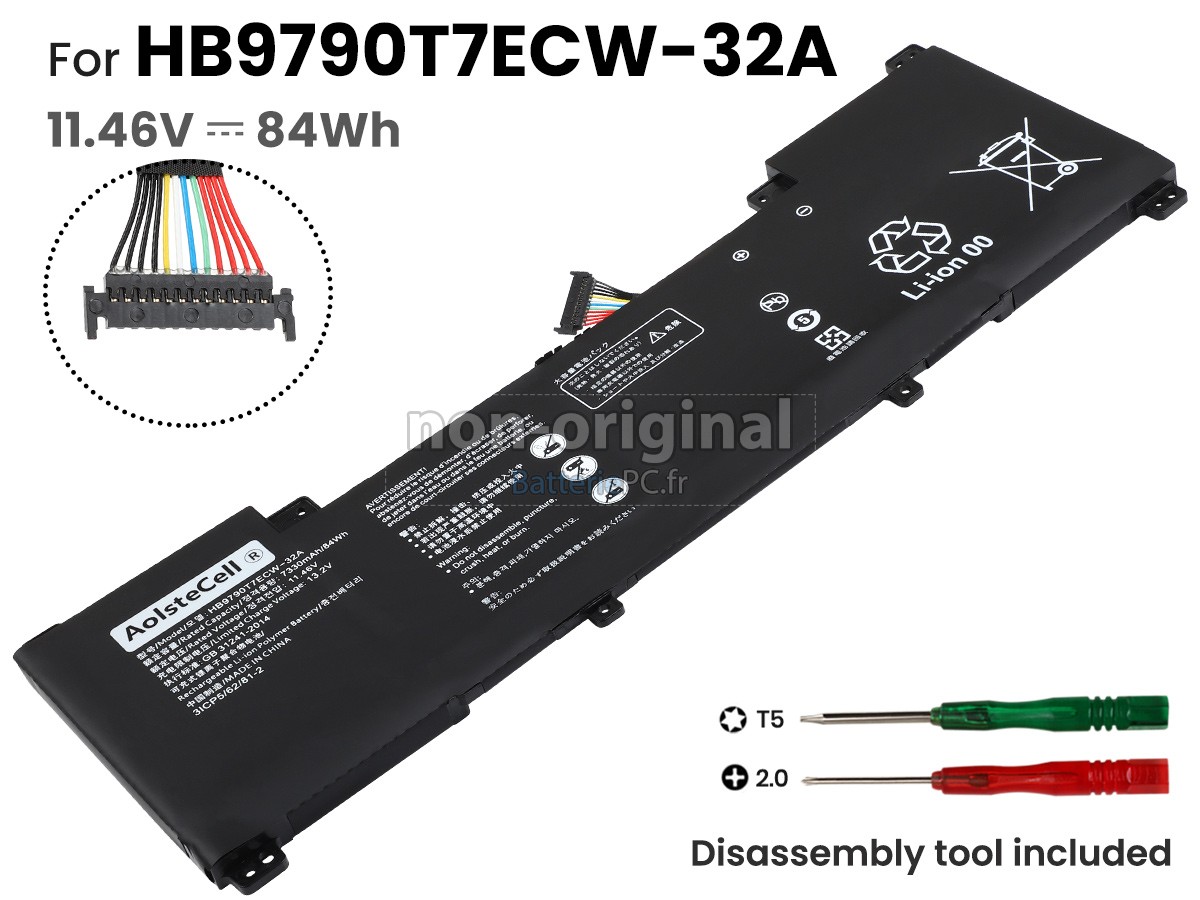 batterie pour Huawei MATEBOOK 16 CREM-WFG9
