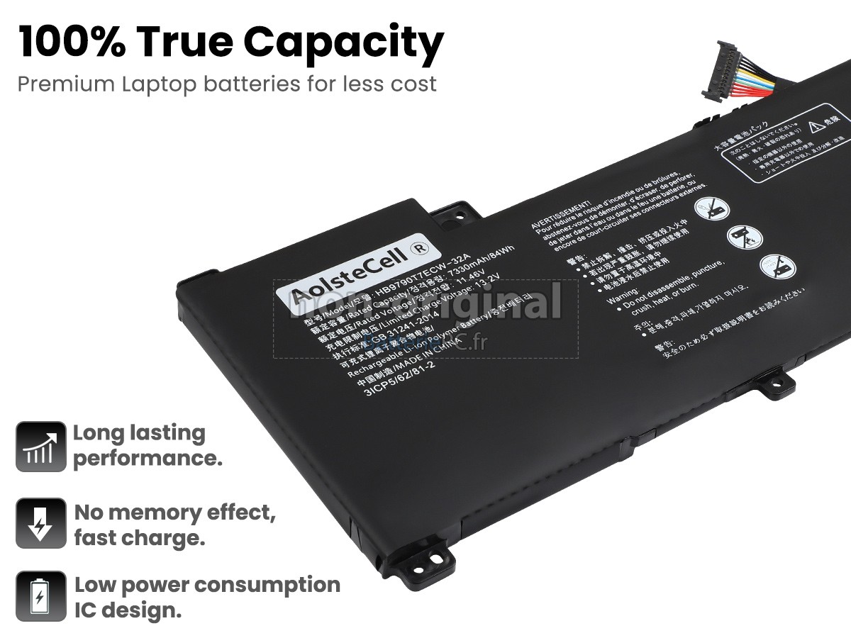 batterie pour Huawei MATEBOOK 16 CREM-WFG9