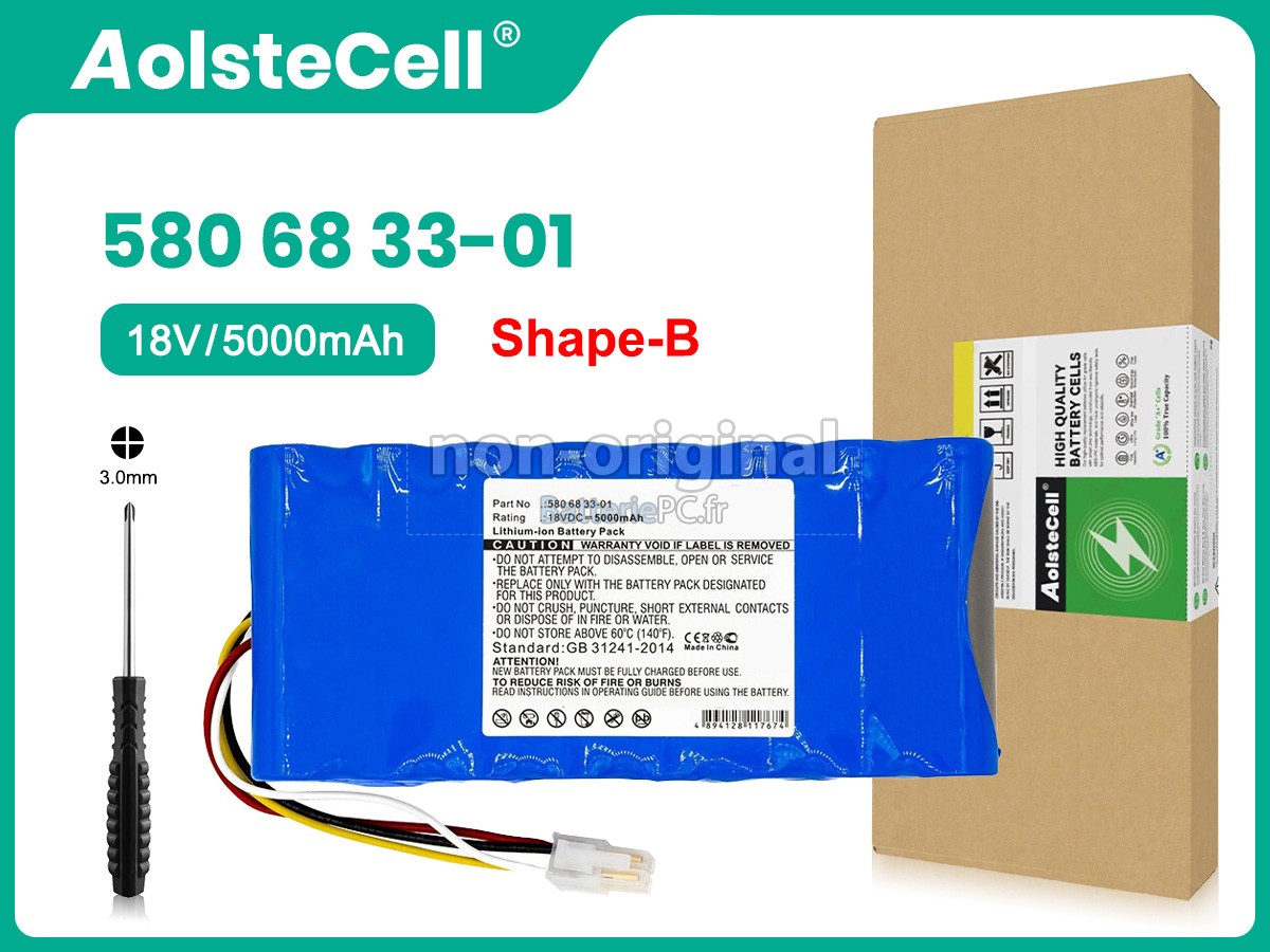 batterie pour Husqvarna 580 68 33-03