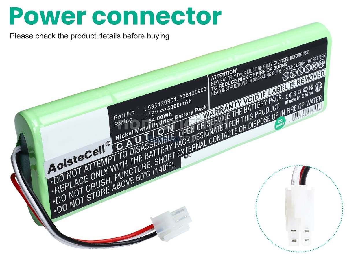 batterie pour Husqvarna 540 05 96-02
