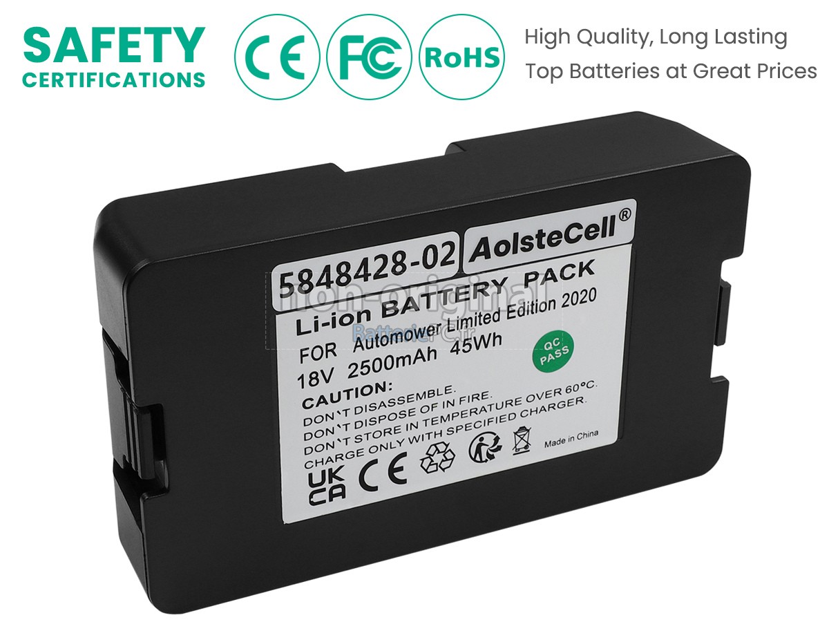 batterie pour Husqvarna AUTOMOWER 520 2021