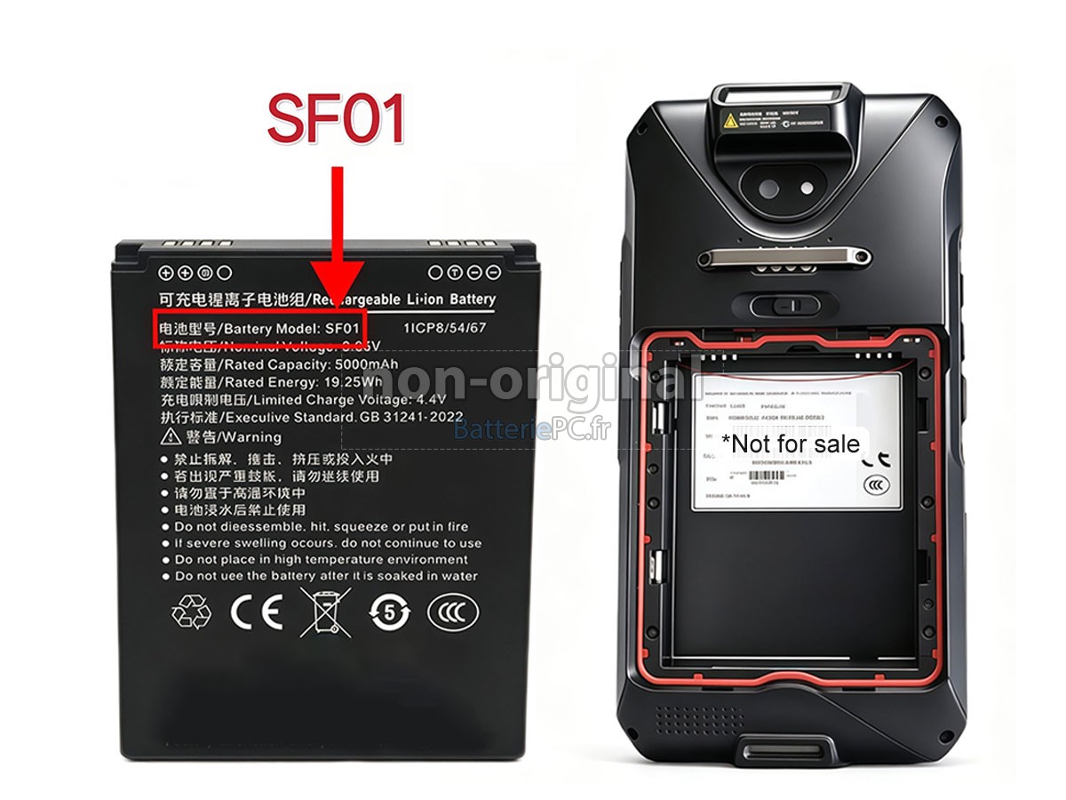 batterie pour Idata T3