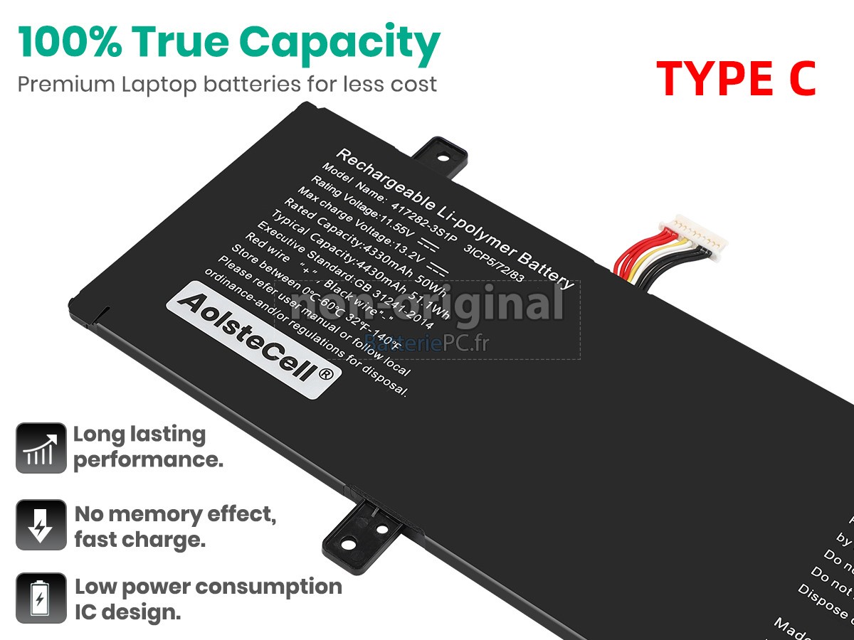 batterie pour Infinix 417282-3S
