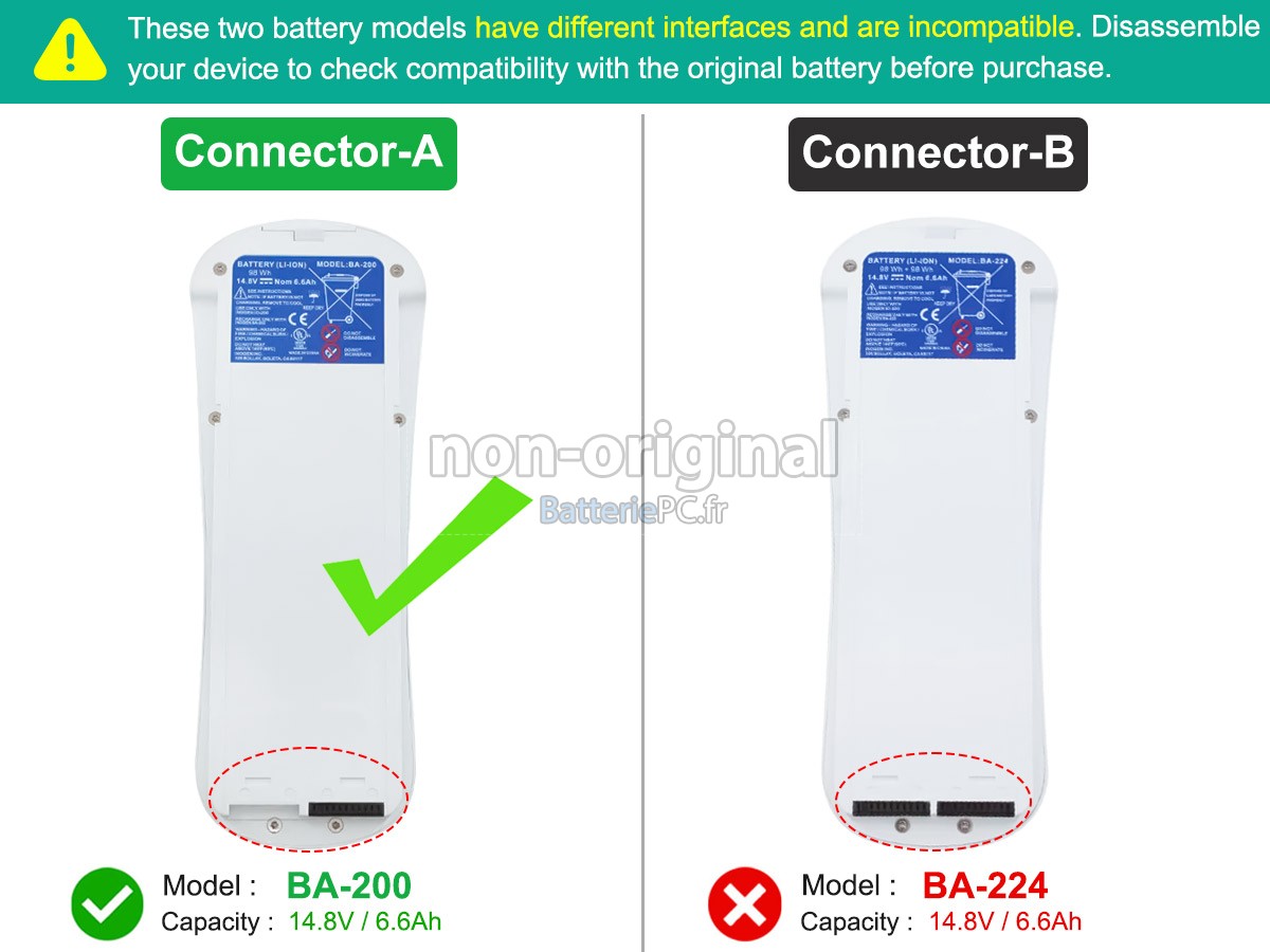 batterie pour Inogen ONE G2 PORTABLE OXYGEN CONCENTRATOR