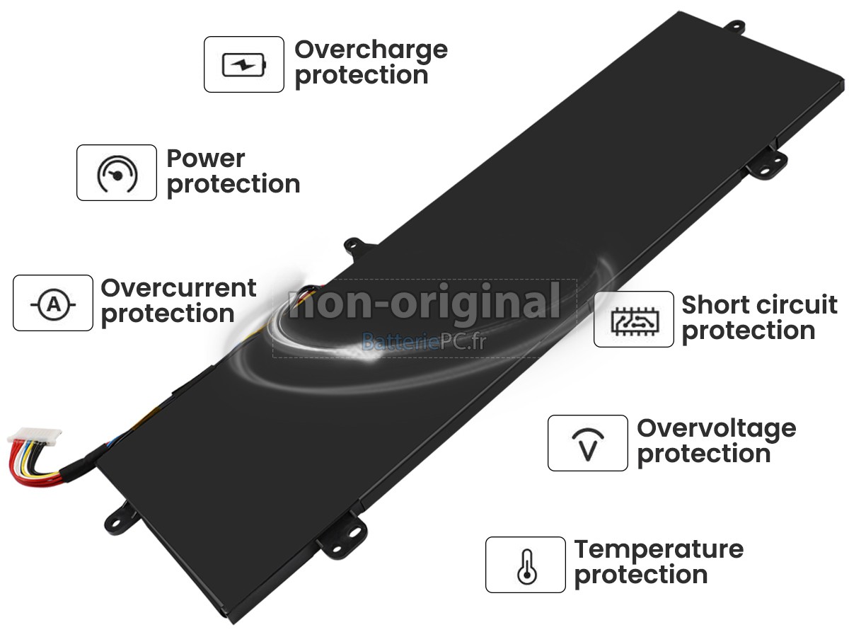 batterie pour IPASON 537077-3S1P(3ICP6/70/78)